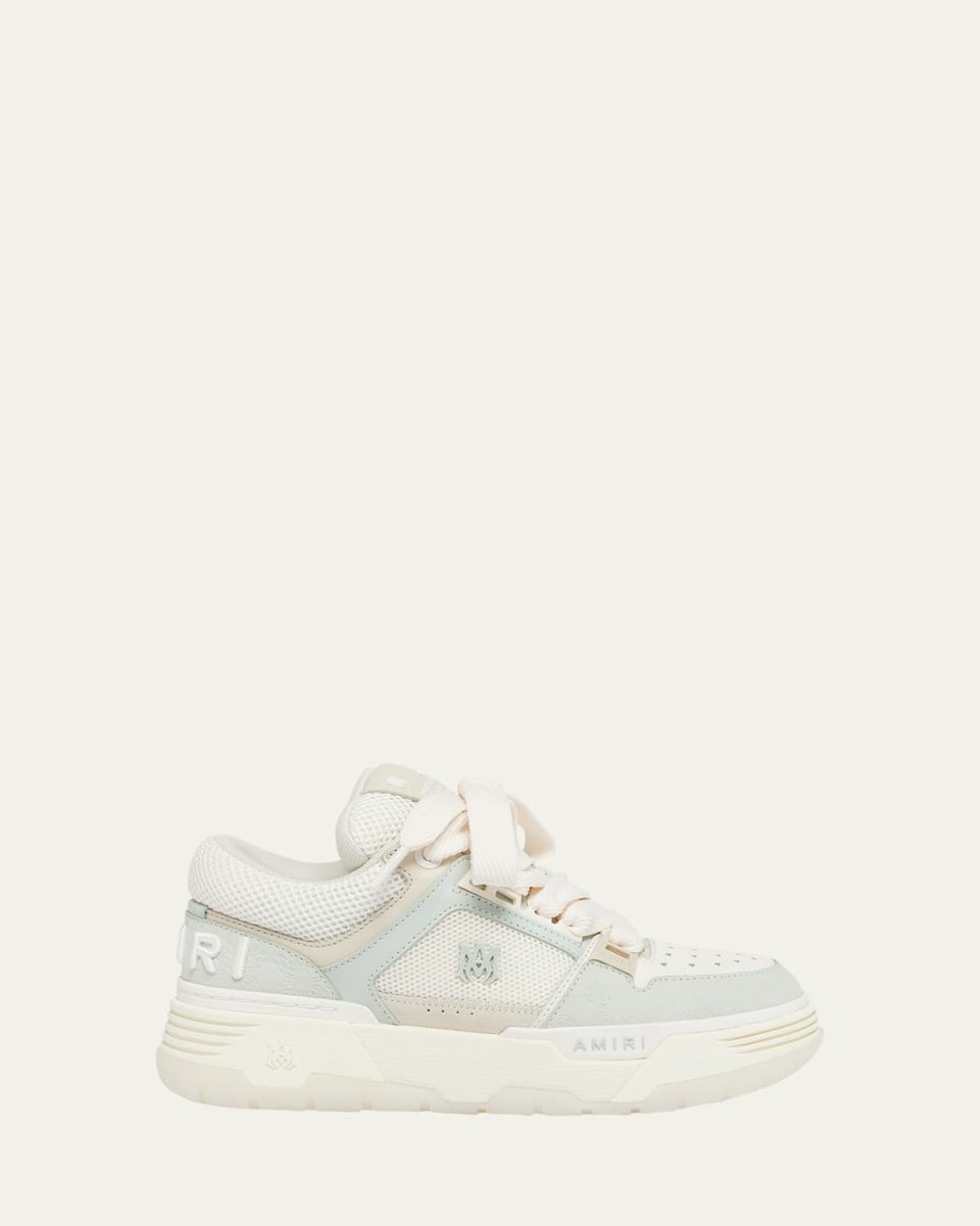 MA-1 Leather Mesh Sneakers